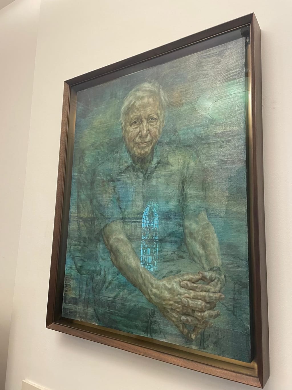 David Attenborough Painting